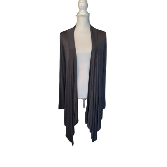 Great Northwest Indigo Waterfall Cardigan Womens L NEW Gray - Picture 3 of 12